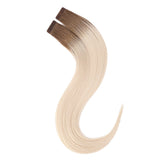 STARDUST Tape-In Rooted 6/60 (Medium Golden Brown X Platinum Blonde) Hair Extensions