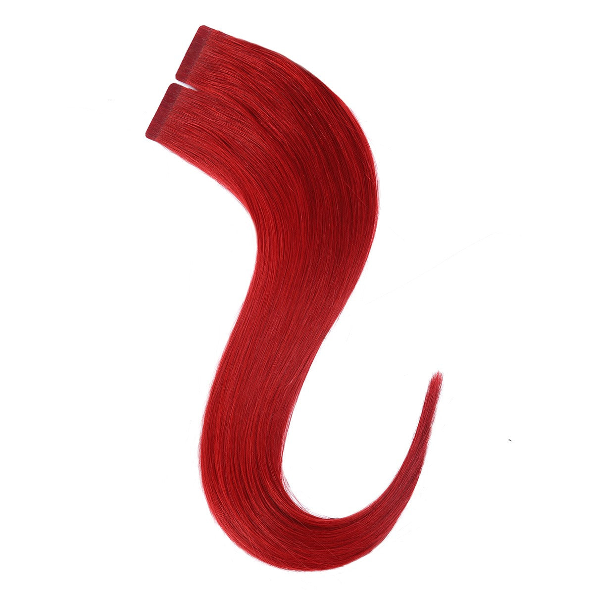 STARDUST Tape-In Vibrant Red Hair Extensions