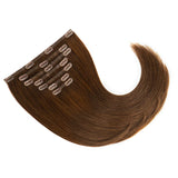 STARDUST Clip-In Color #5 (Chocolate Brown) Hair Extensions