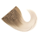 STARDUST Clip-In Color Rooted #12/60A (Dirty Blonde X Winter White) Hair Extensions