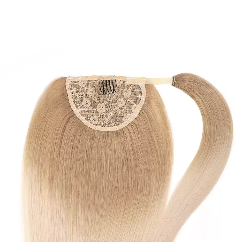 STARDUST Ponytail Rooted #12/60A (Dirty Blonde X Winter White) Hair Extensions